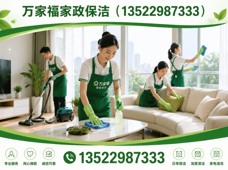 房山区万家福家政保洁展示图
